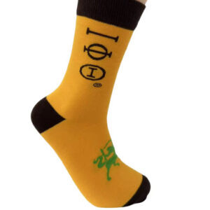 Iota Phi Theta Gold Dress Sock